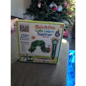 World Of Eric Carle: Let's Learn Together 4-Book Set & Smart Pen by Pi Kids NEW